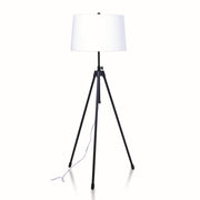House of Troy - TR201-BLK - One Light Floor Lamp - Tripod - Black