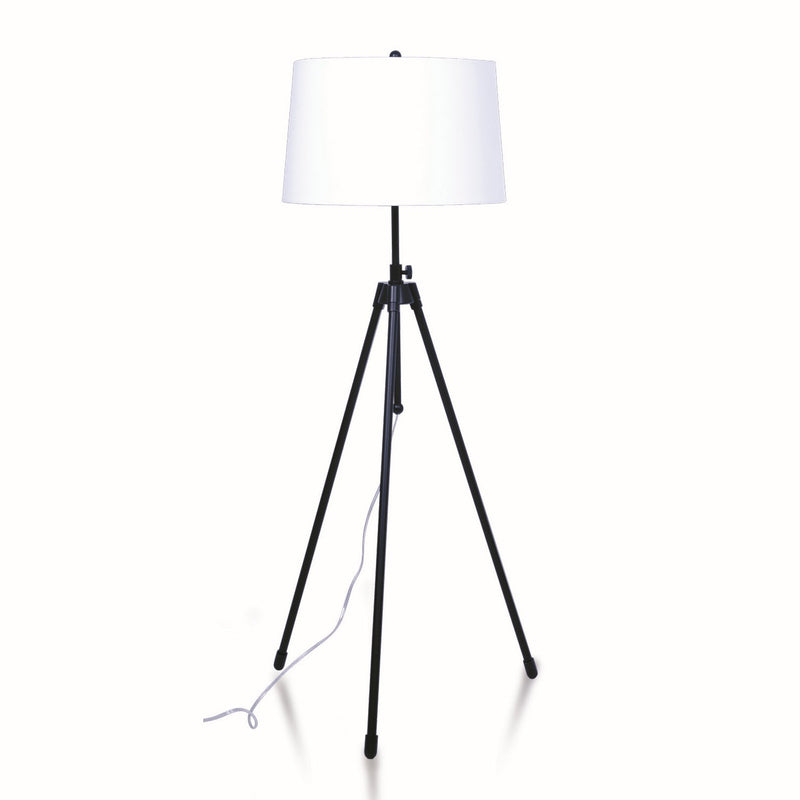House of Troy - TR201-BLK - One Light Floor Lamp - Tripod - Black