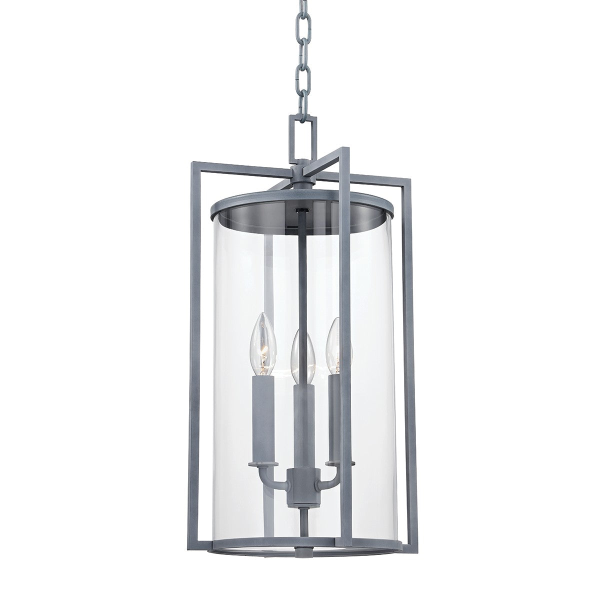 Troy Lighting - F1146-WZN - Three Light Outdoor Lantern - Percy - Weathered Zinc