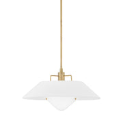 Troy Lighting - F8421-PBR - One Light Pendant - Otto - Patina Brass