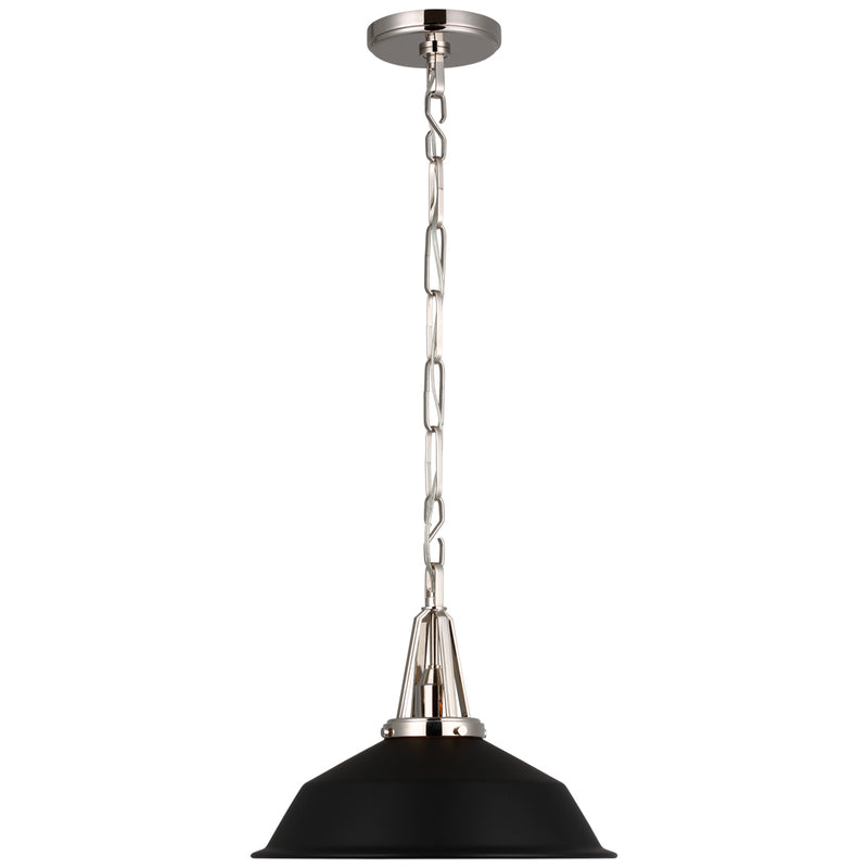 Visual Comfort Signature - CHC 5461PN-BLK - LED Pendant - Layton - Polished Nickel