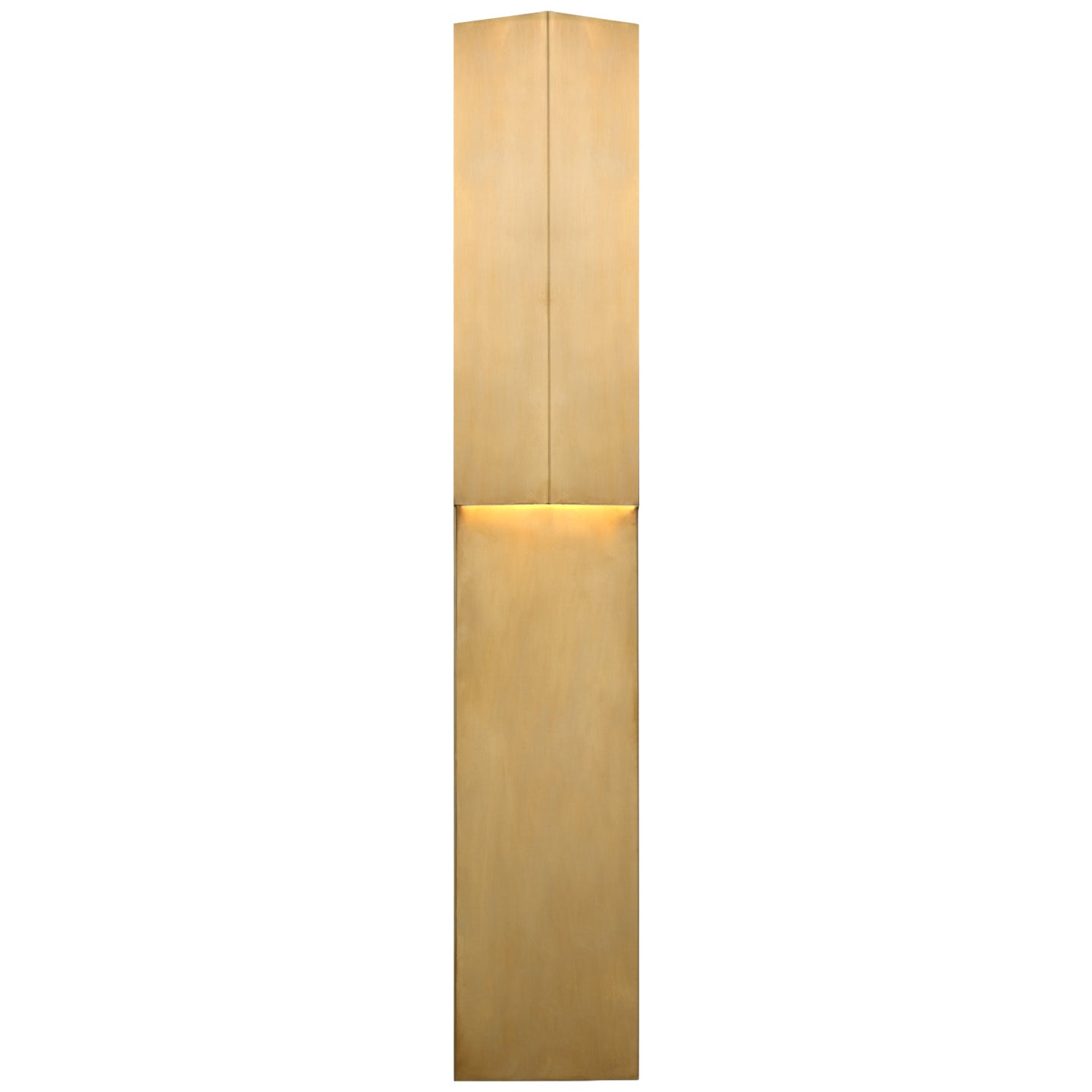 Visual Comfort Signature - KW 2783AB - LED Outdoor Wall Sconce - Rega - Antique-Burnished Brass