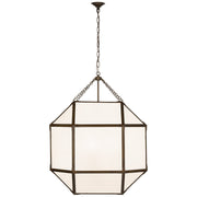 Visual Comfort Signature - SK 5034AZ-WG - LED Lantern - Morris - Antique Zinc