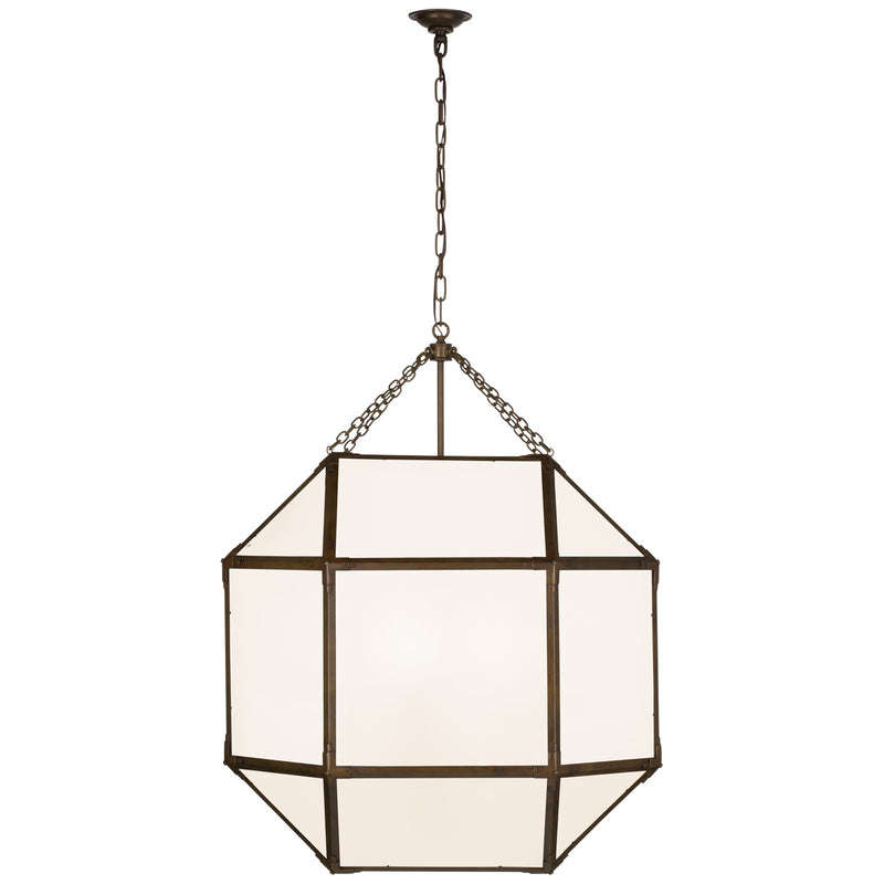 Visual Comfort Signature - SK 5034AZ-WG - LED Lantern - Morris - Antique Zinc