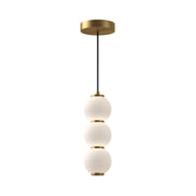 Alora - PD530313AGOP - LED Pendant - Bijou - Aged Gold/Opal Matte Glass
