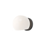 Alora - WV548006MBOP - One Light Vanity - Willow - Matte Black/Opal Matte Glass