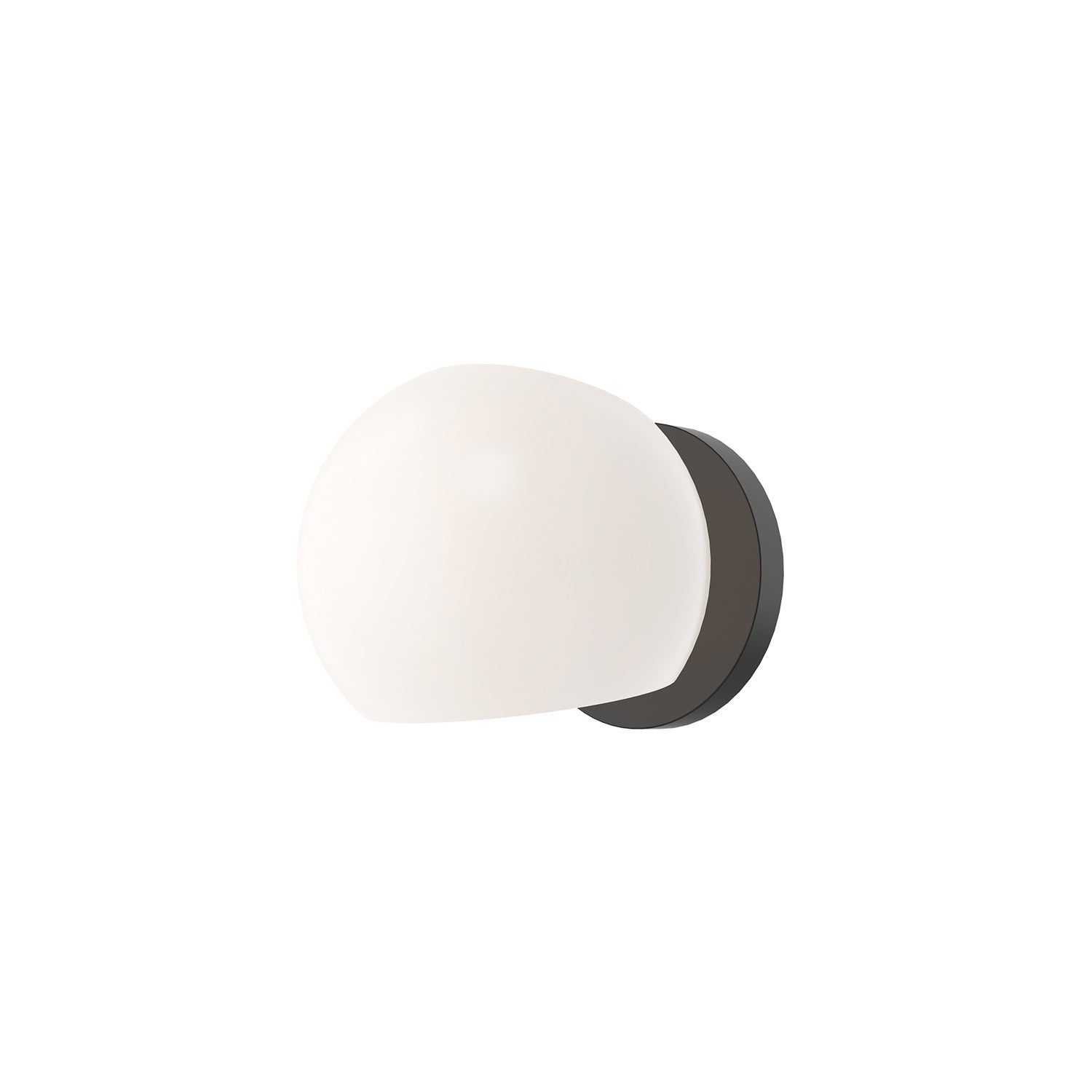 Alora - WV548006MBOP - One Light Vanity - Willow - Matte Black/Opal Matte Glass