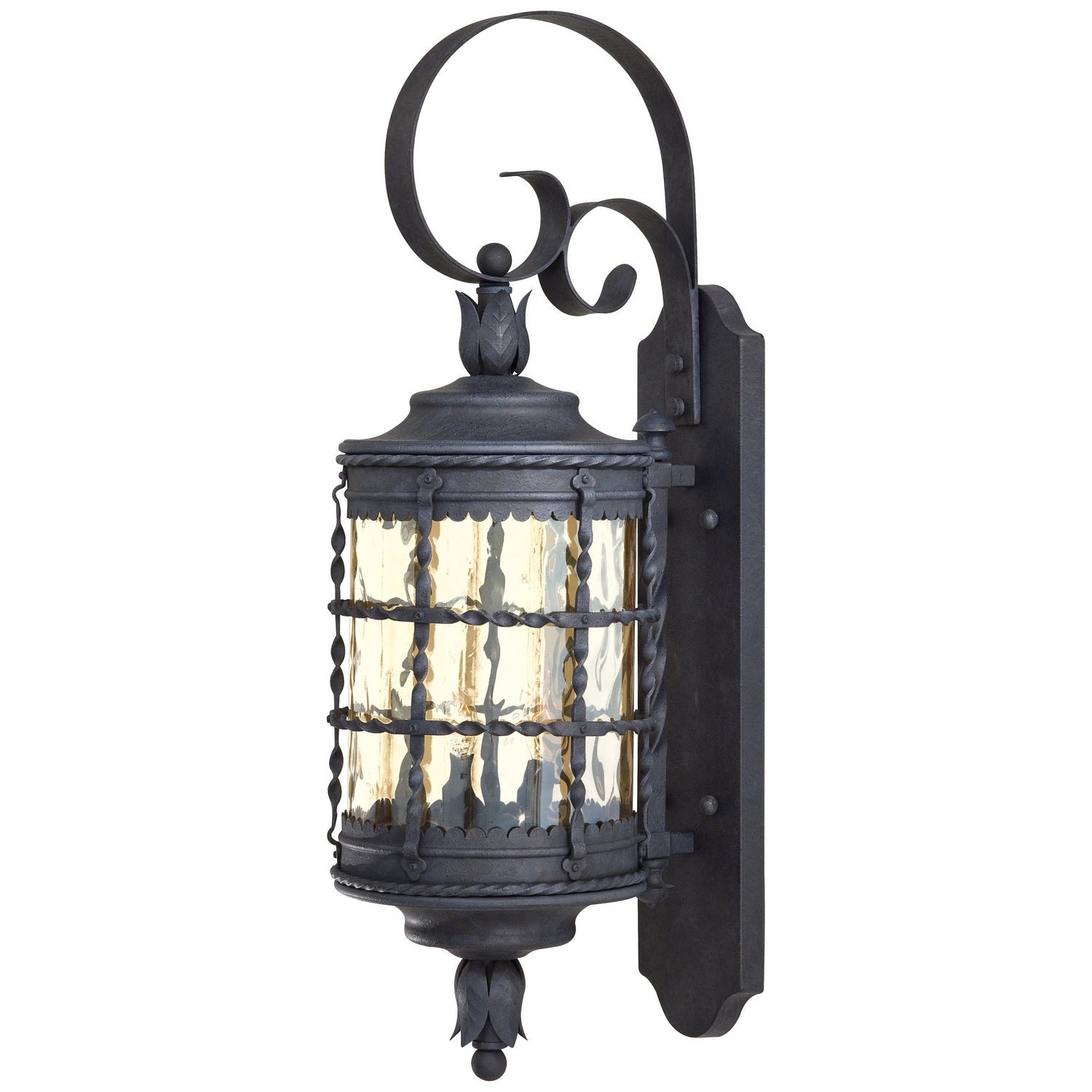 Minka-Lavery - 8881-A39 - Two Light Wall Mount - Mallorca - Spanish Iron