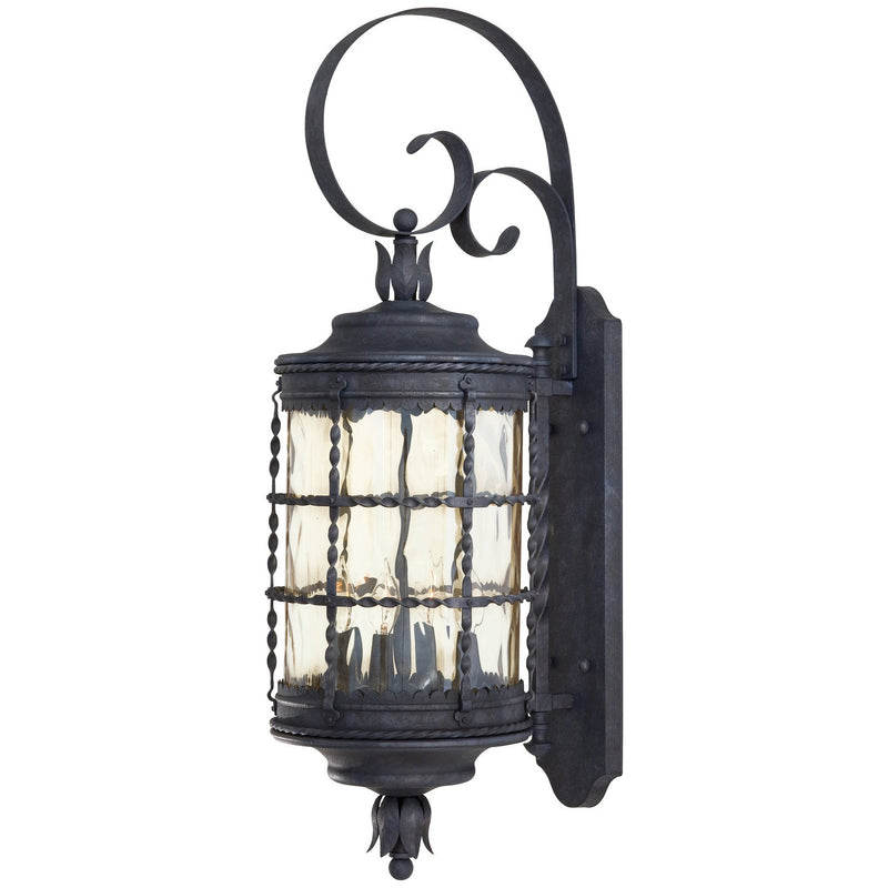 Minka-Lavery - 8882-A39 - Four Light Wall Mount - Mallorca - Spanish Iron