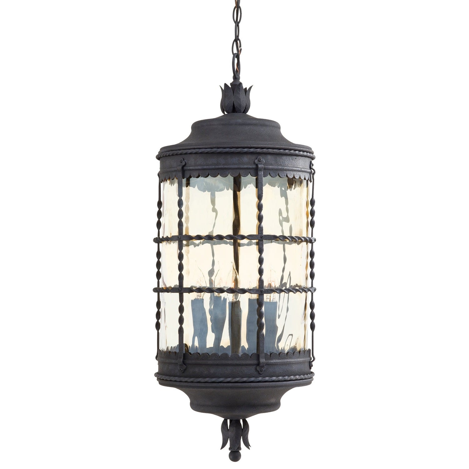 Minka-Lavery - 8884-A39 - Five Light Chain Hung - Mallorca - Spanish Iron
