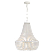 Crystorama - 608-MT - Six Light Chandelier - Rylee - Matte White