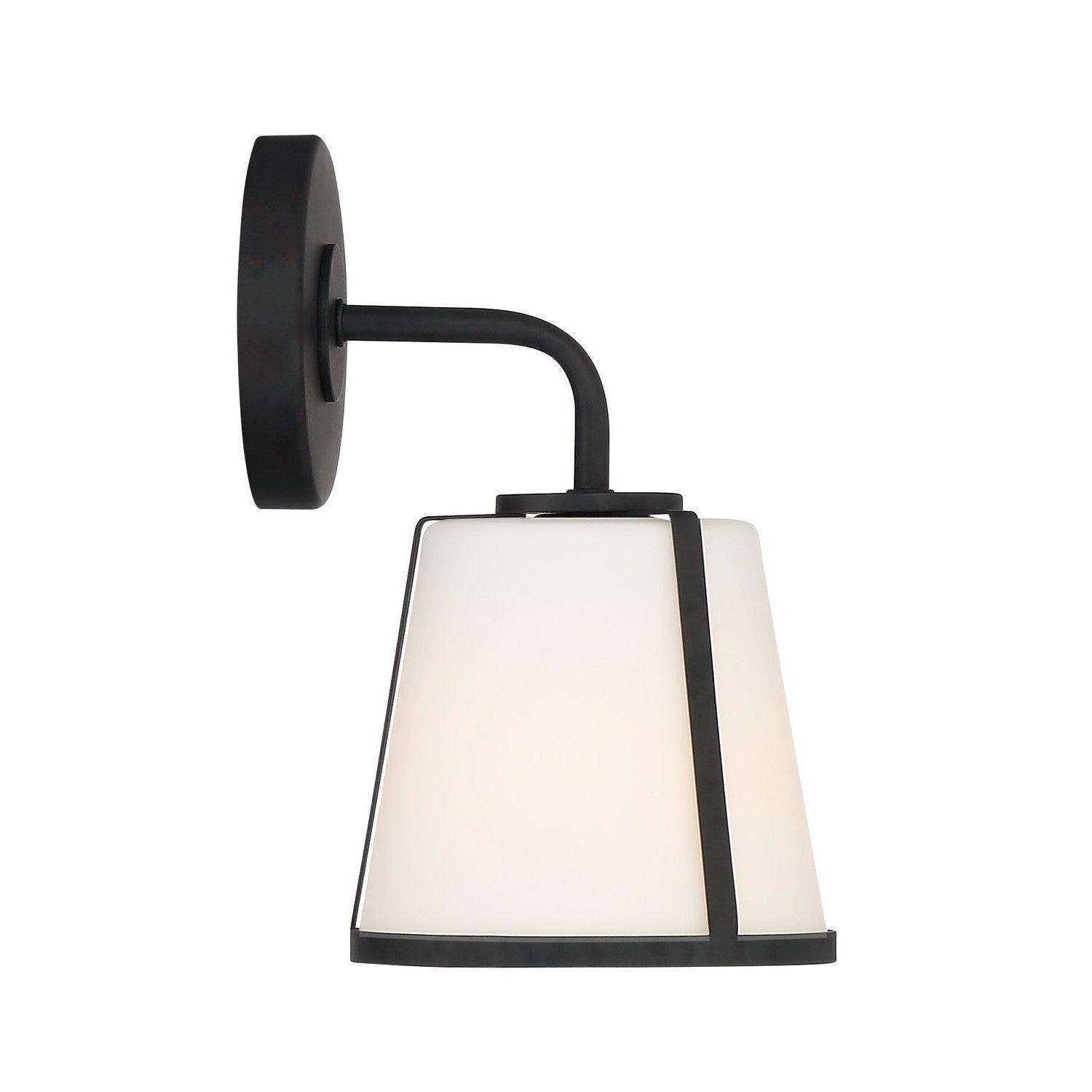Crystorama - FUL-911-BK - One Light Wall Sconce - Fulton - Black