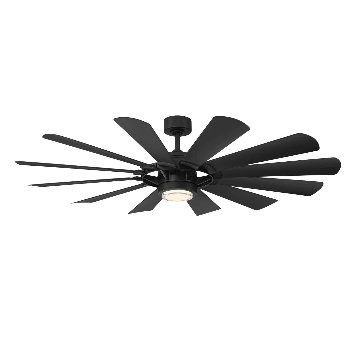Modern Forms Fans - FR-W2201-65L-MB - 65"Ceiling Fan - Wynd Mill - Matte Black