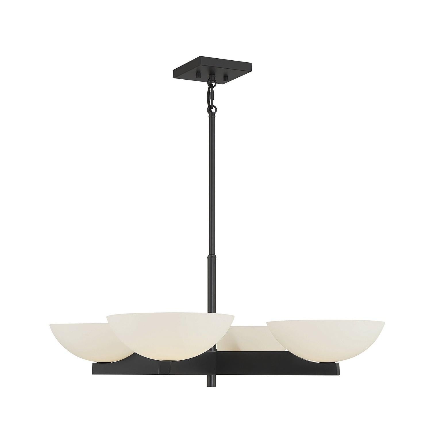 Savoy House - 1-1613-4-89 - Four Light Chandelier - Fallon - Matte Black