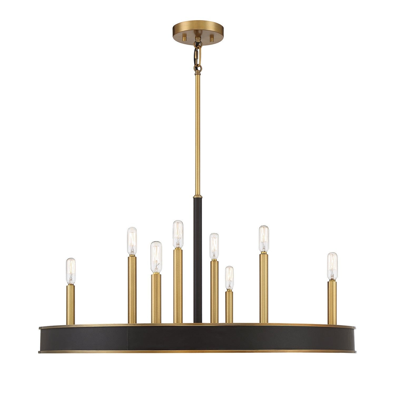 Savoy House - 1-1716-8-322 - Eight Light Chandelier - Chaucer - Warm Brass