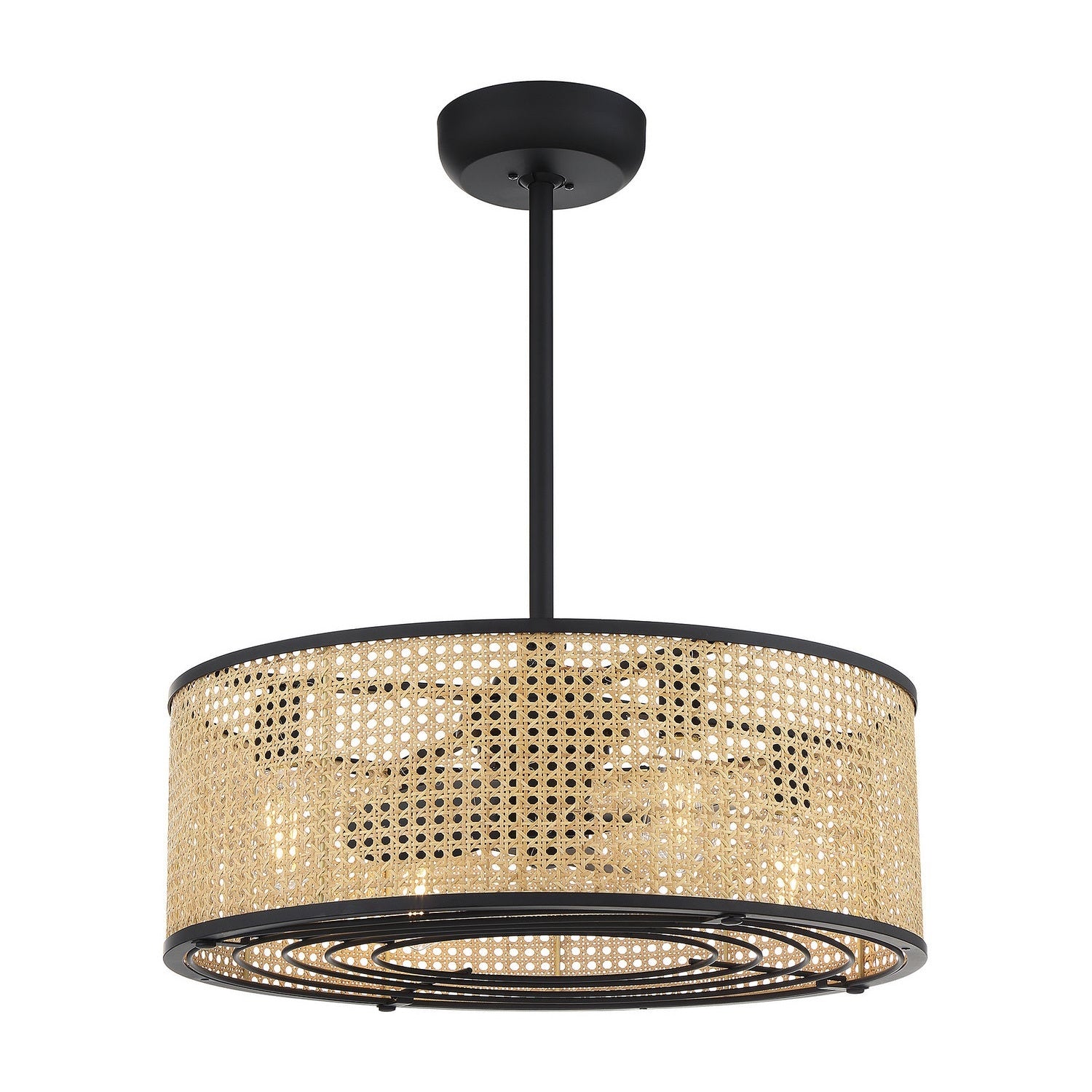 Savoy House - 25-FD-1650-89 - Four Light Fan D'lier - Astoria - Matte Black