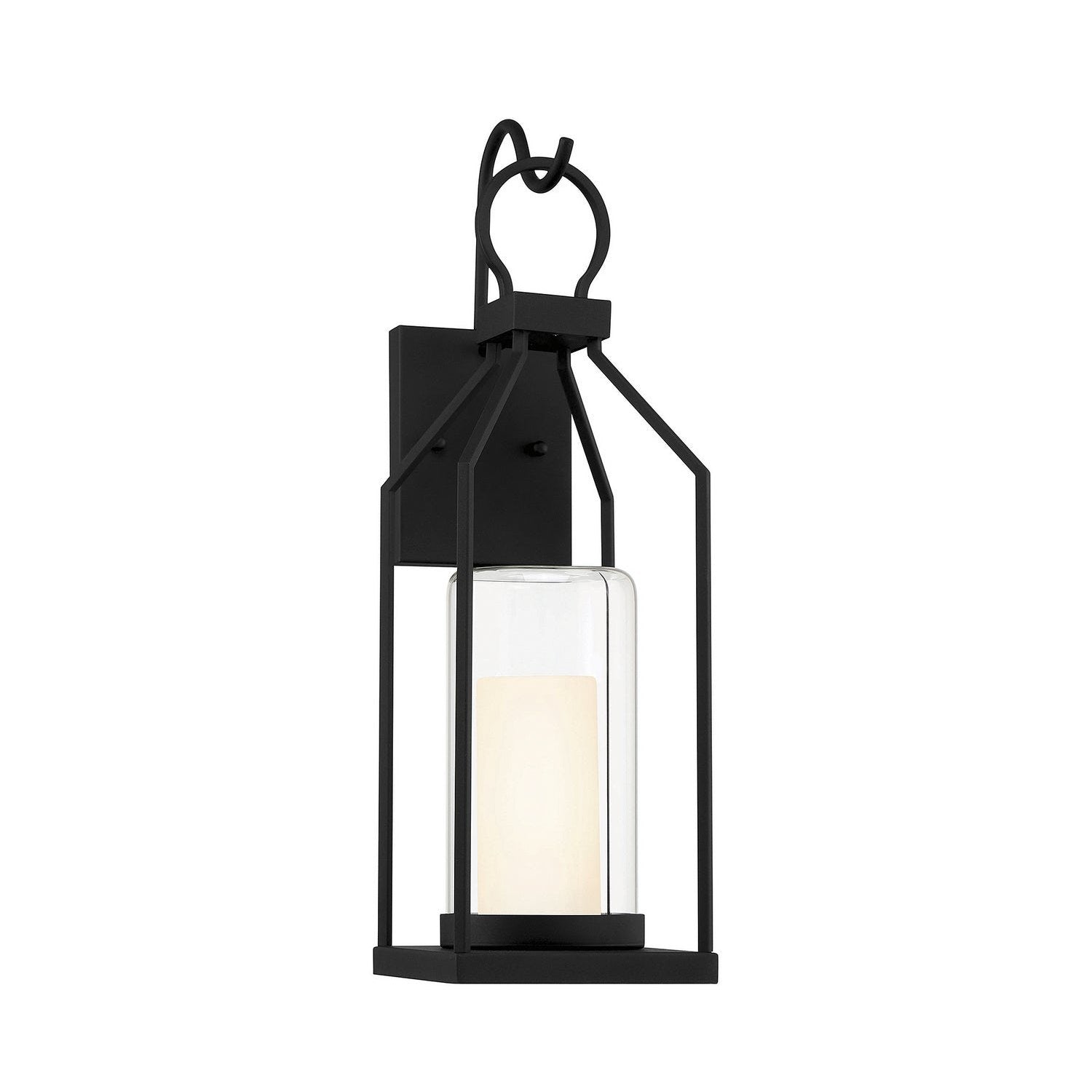 Savoy House - 5-1985-BK - One Light Outdoor Wall Lantern - Hamilton - Matte Black