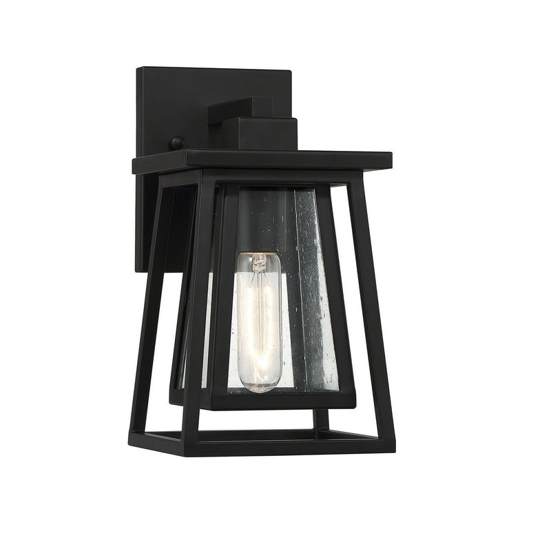 Savoy House - 5-2020-BK - One Light Outdoor Wall Lantern - Denver - Matte Black