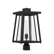 Savoy House - 5-2024-BK - One Light Outdoor Post Lantern - Denver - Matte Black