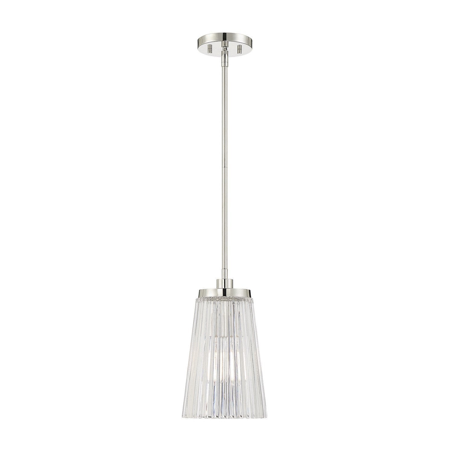 Savoy House - 7-1742-1-109 - One Light Pendant - Chantilly - Polished Nickel