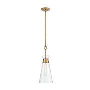 Savoy House - 7-1831-1-322 - One Light Pendant - Lakewood - Warm Brass