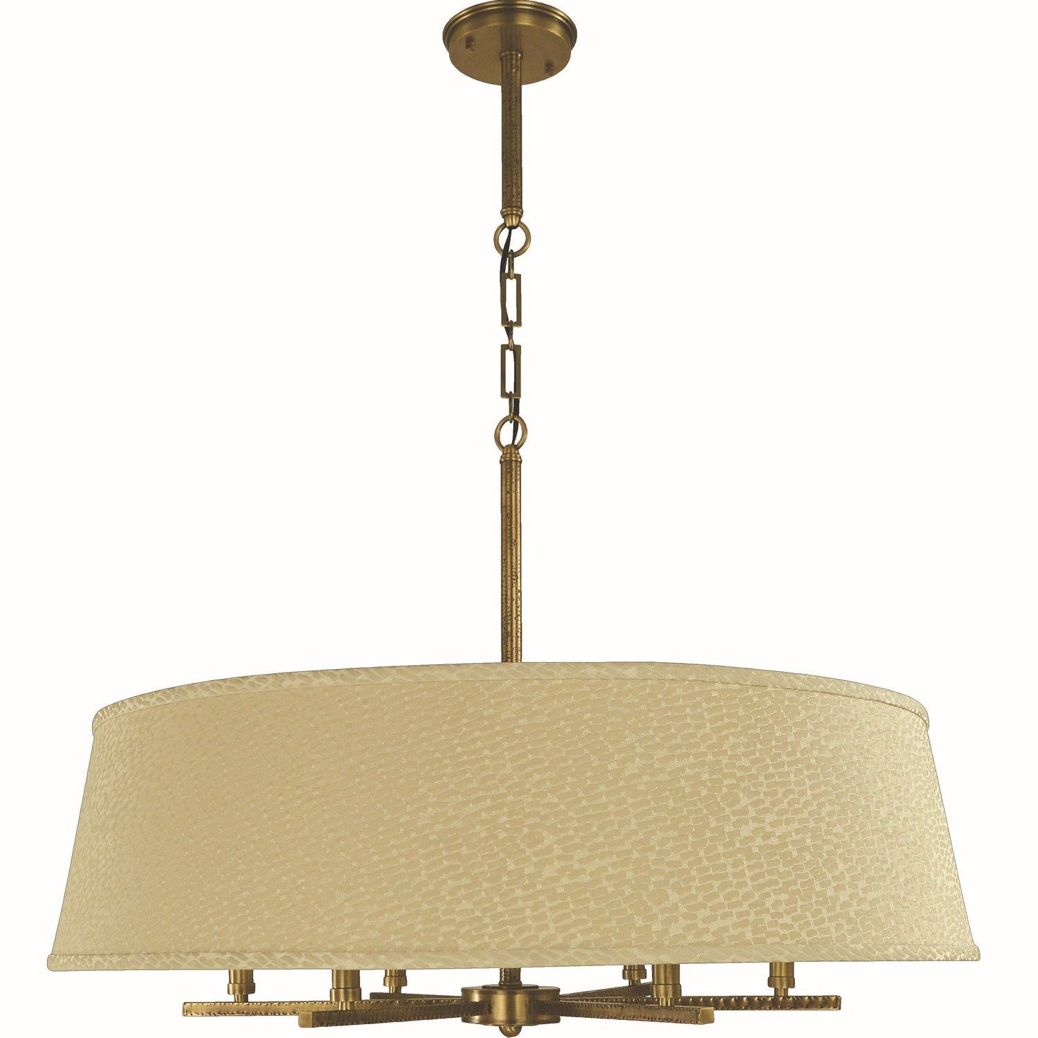 Framburg - L1198 AB - Six Light Chandelier - Stowe - Antique Brass