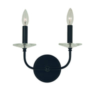 Framburg - L1162 MBLACK - Two Light Wall Sconce - Ashley - Matte Black