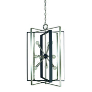 Framburg - L1091 BN/MBLACK - 11 Light Chandelier - Interstellar - Brushed Nickel w/Matte Black