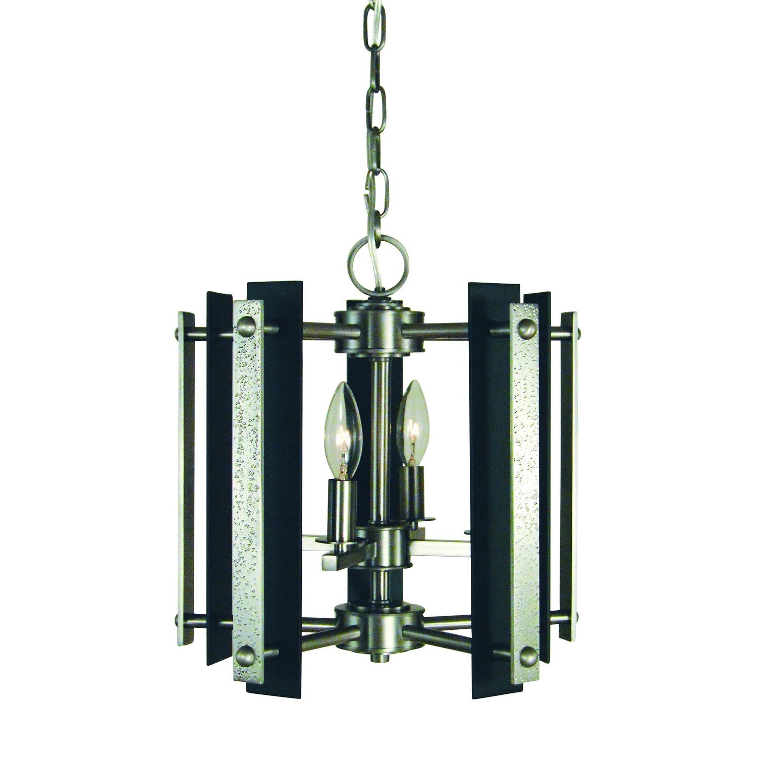 Framburg - L1061 BN/MBLACK - Four Light Dual Mount - Bucolic - Brushed Nickel w/Matte Black