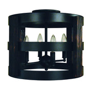 Framburg - L1001 MBLACK - Four Light Semi-Flush Mount - Homestead - Matte Black