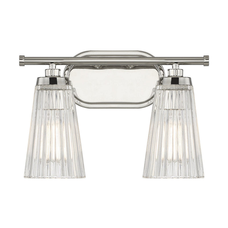 Savoy House - 8-1745-2-109 - Two Light Bathroom Vanity - Chantilly - Polished Nickel