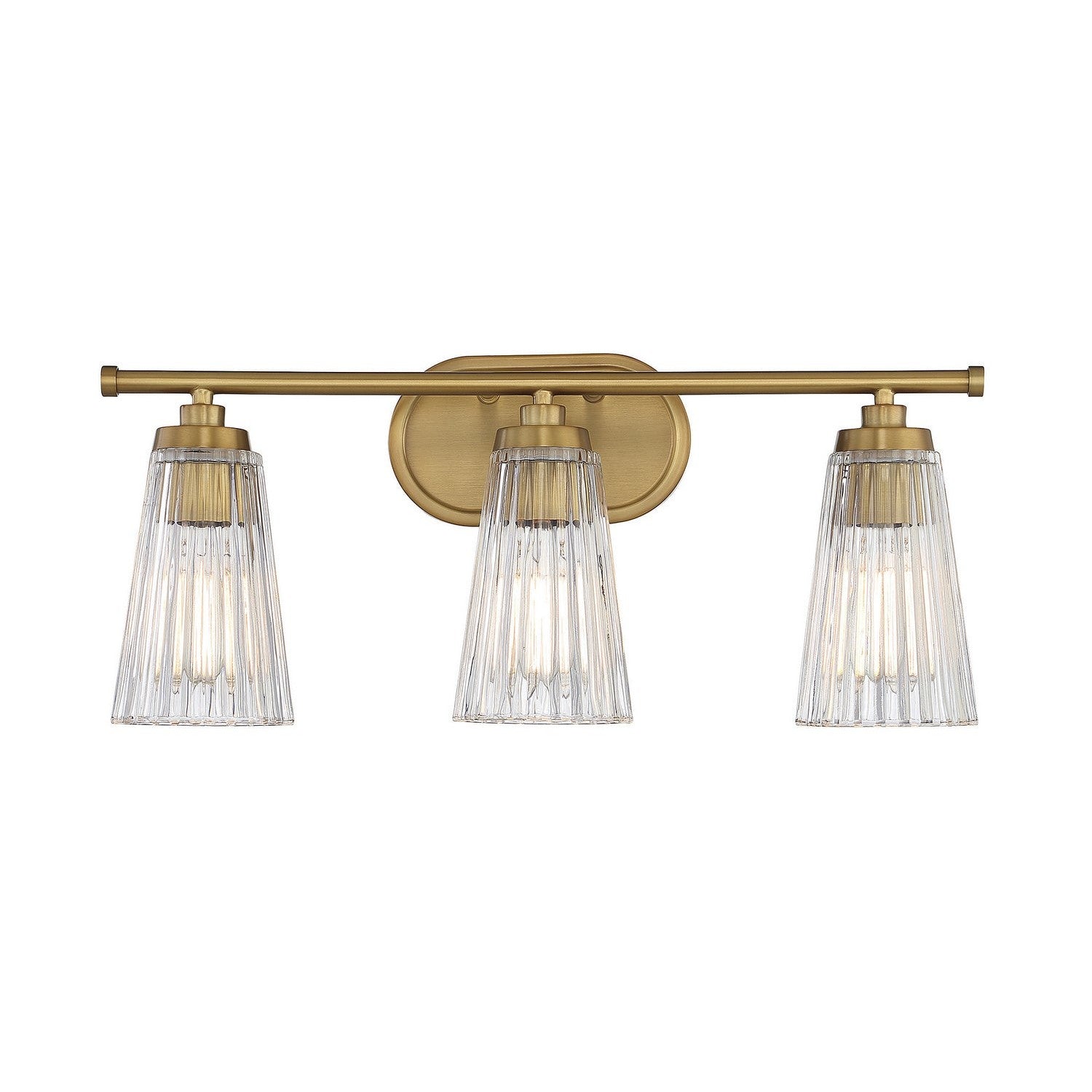 Savoy House - 8-1745-3-322 - Three Light Bathroom Vanity - Chantilly - Warm Brass