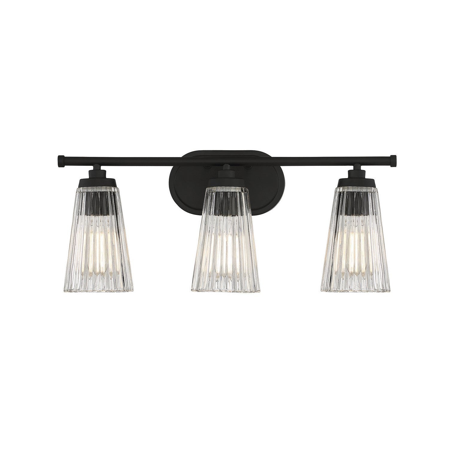 Savoy House - 8-1745-3-BK - Three Light Bathroom Vanity - Chantilly - Matte Black