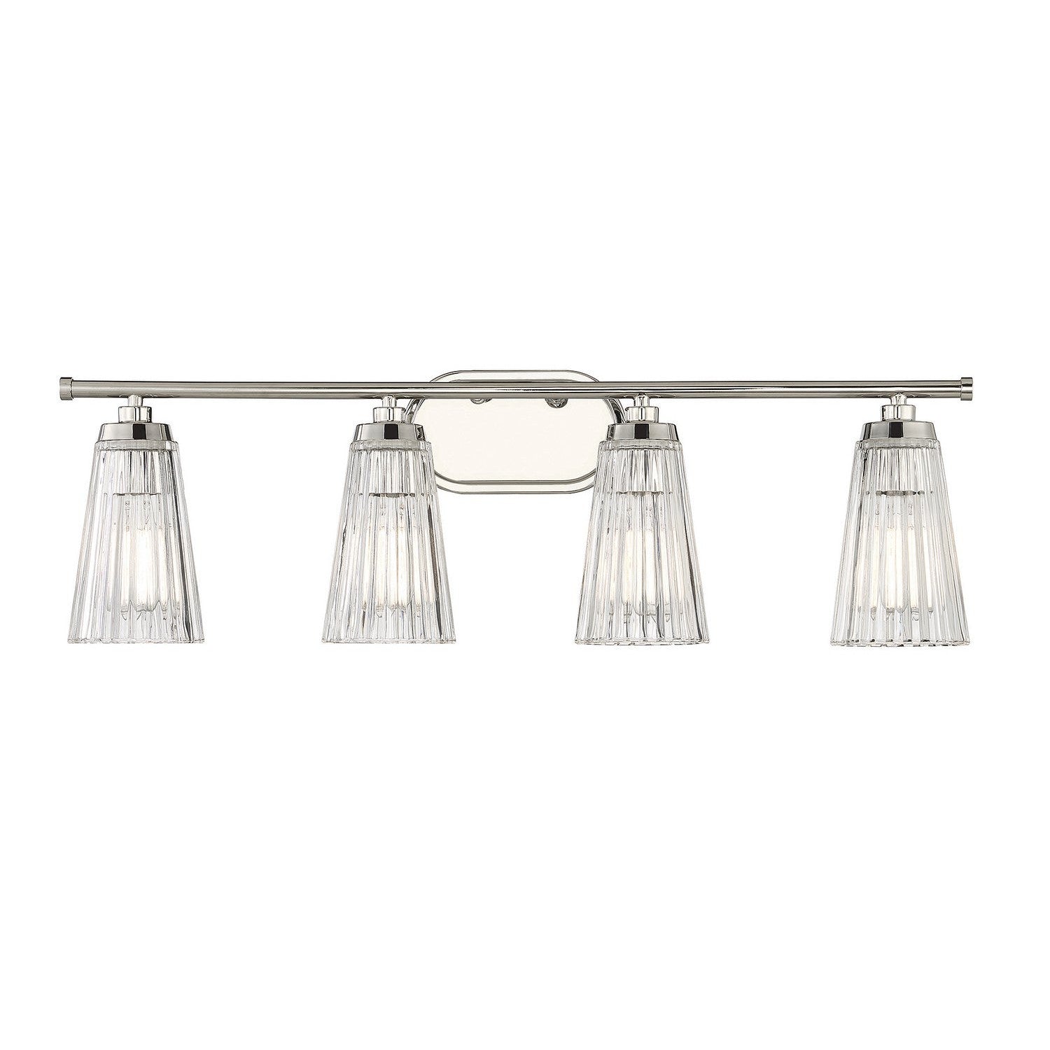 Savoy House - 8-1745-4-109 - Four Light Bathroom Vanity - Chantilly - Polished Nickel