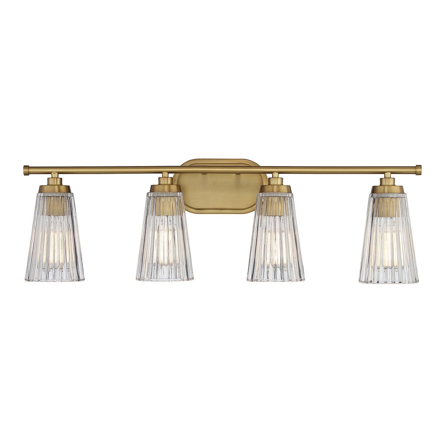 Savoy House - 8-1745-4-322 - Four Light Bathroom Vanity - Chantilly - Warm Brass