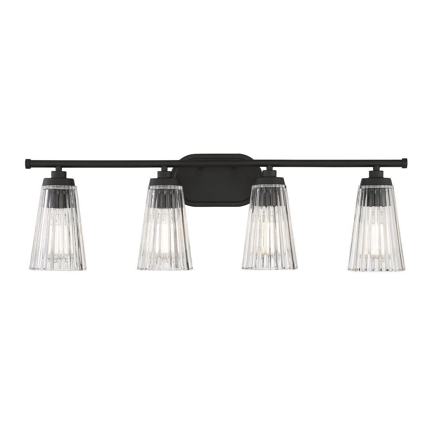 Savoy House - 8-1745-4-BK - Four Light Bathroom Vanity - Chantilly - Matte Black