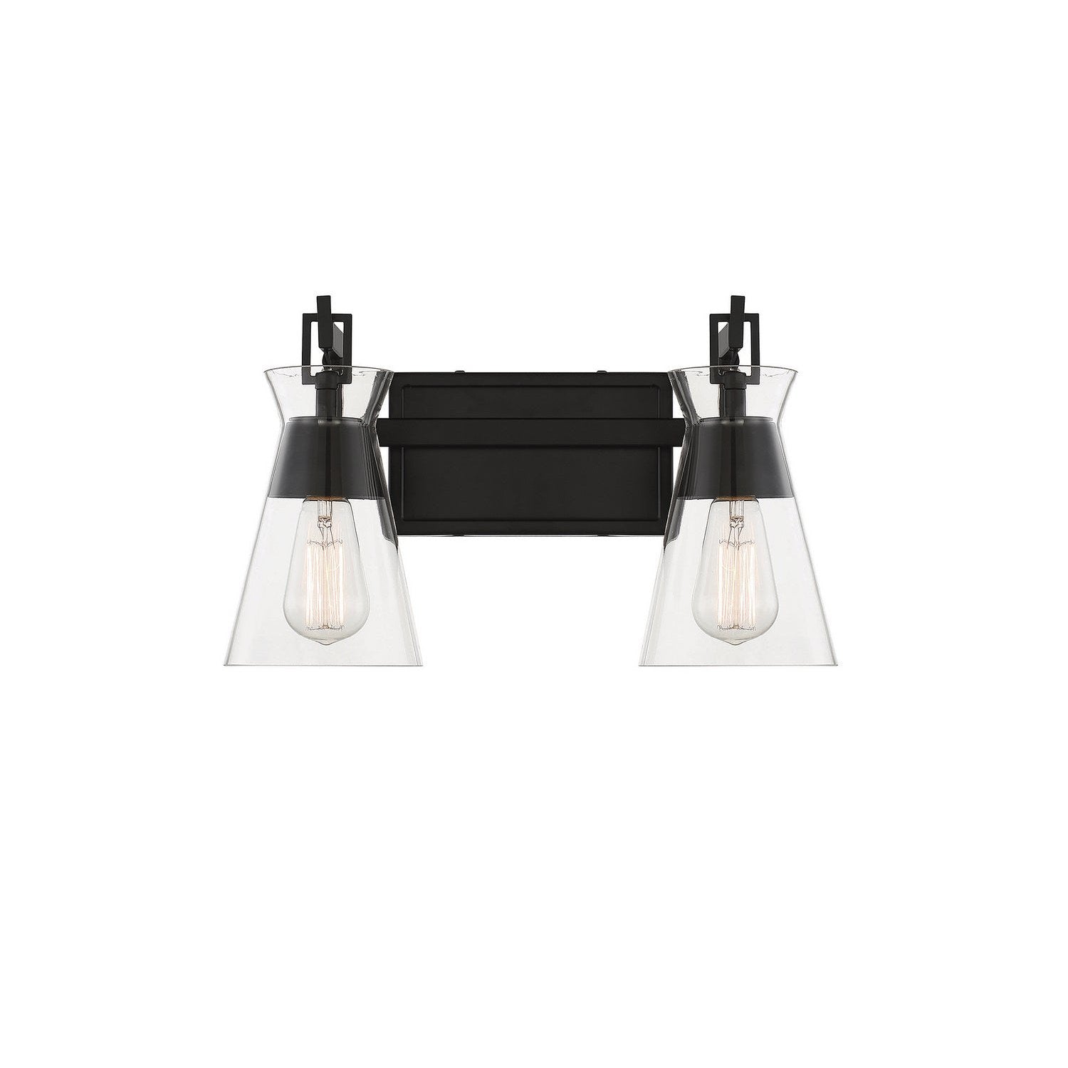 Savoy House - 8-1830-2-BK - Two Light Bathroom Vanity - Lakewood - Matte Black