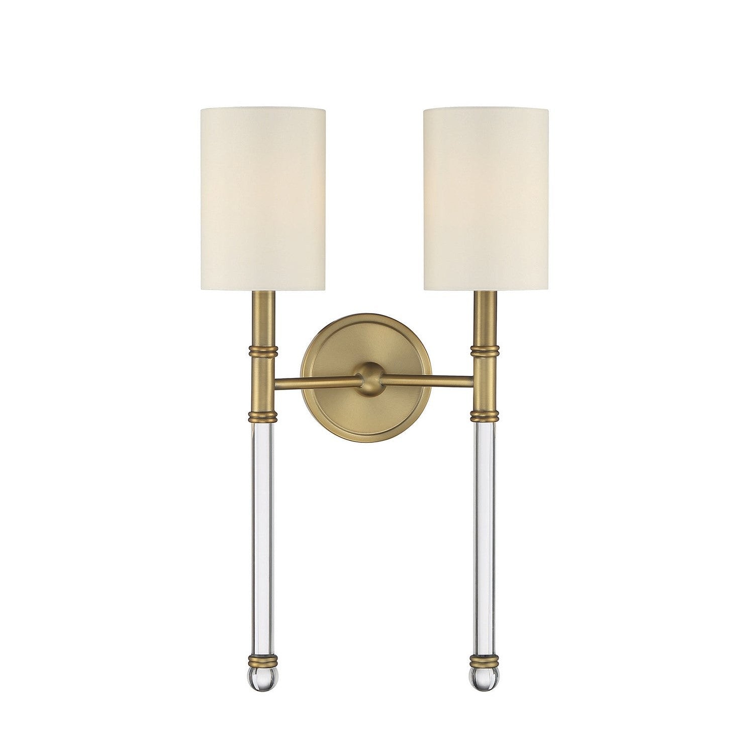 Savoy House - 9-103-2-322 - Two Light Wall Sconce - Fremont - Warm Brass