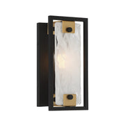 Savoy House - 9-1697-1-143 - One Light Wall Sconce - Hayward - Matte Black with Warm Brass