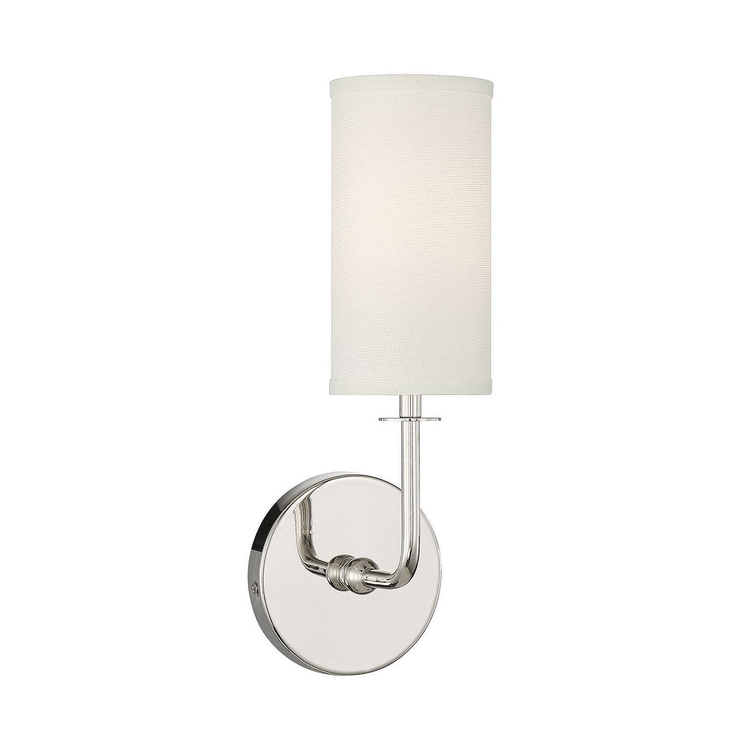 Savoy House - 9-1755-1-109 - One Light Wall Sconce - Powell - Polished Nickel