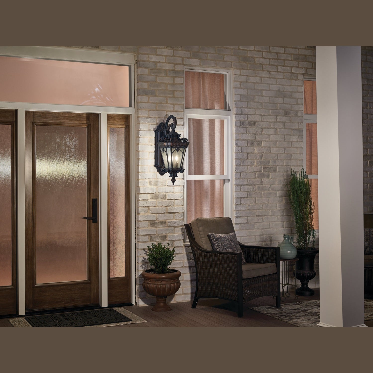 Kichler - 9559LD - Four Light Outdoor Post Mount - Tournai - Londonderry