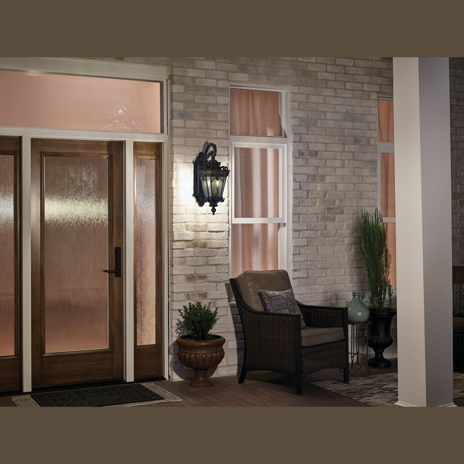 Kichler - 9558LD - Three Light Outdoor Post Mount - Tournai - Londonderry