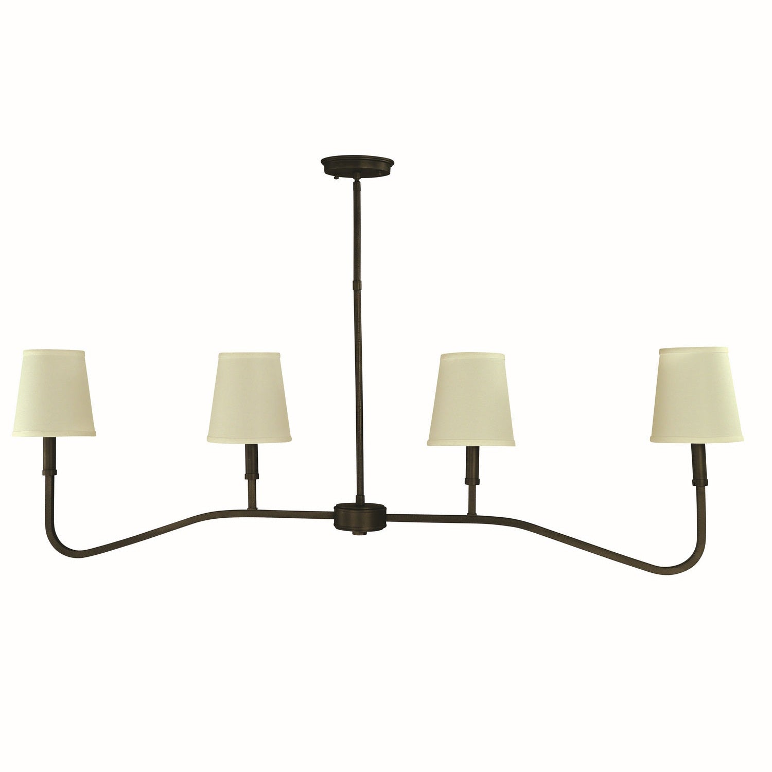 Framburg - 5684 IRON - Four Light Island Chandlier - Heidelberg - Iron
