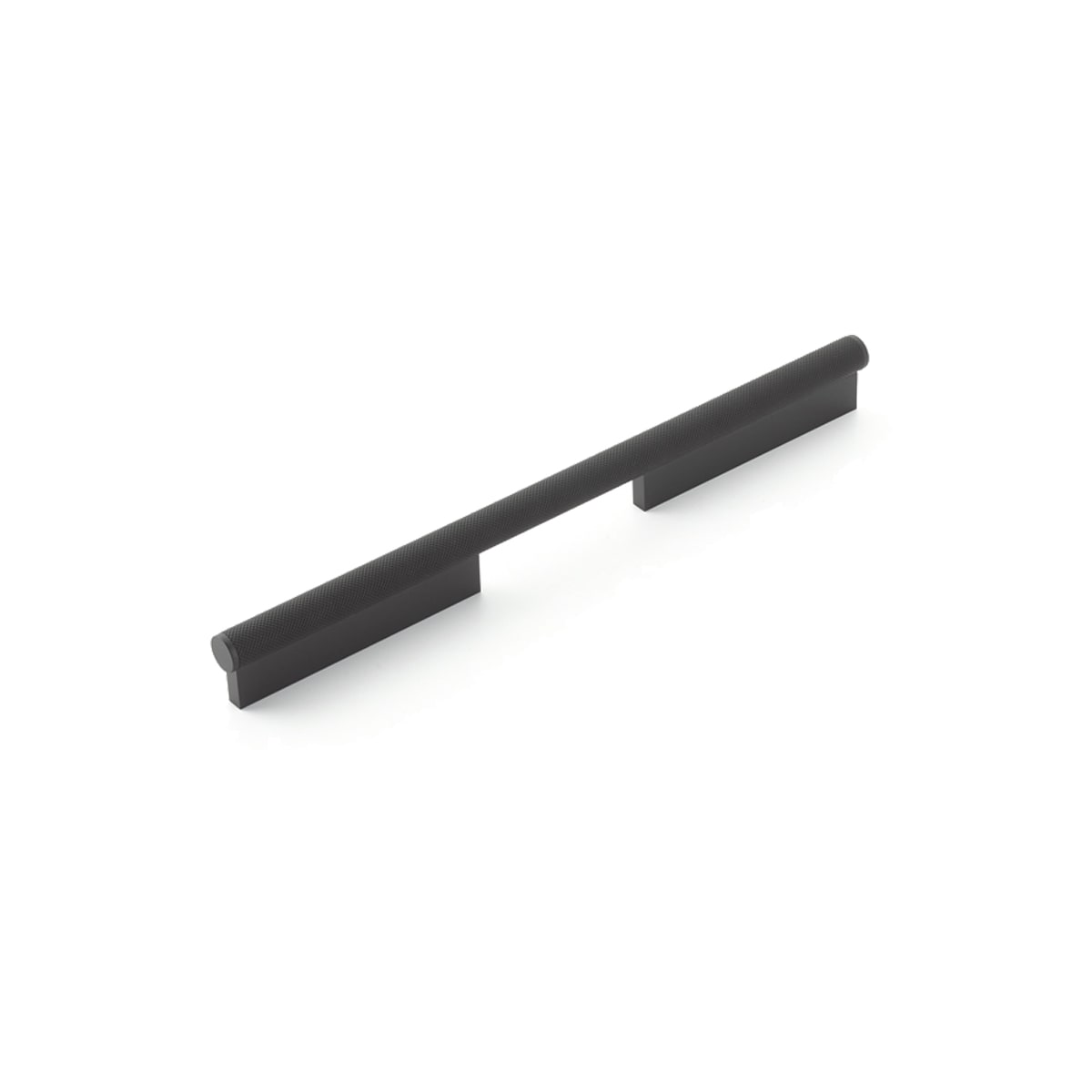MODO Euro Modern 8" Center to Center Cabinet Pull with Knurled Metal Handle - Made in Brazil