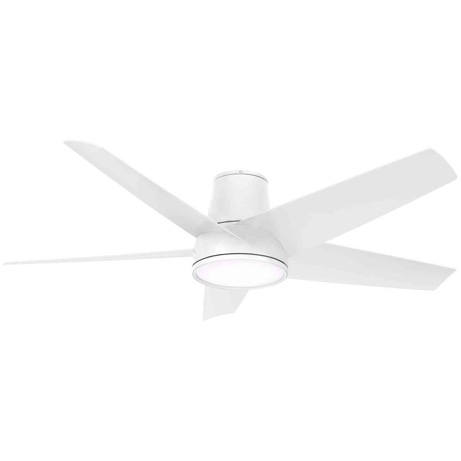 Minka Aire - F782L-WHF - 58"Outdoor Ceiling Fan - Chubby Ii - Flat White