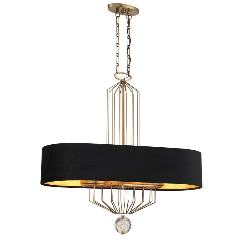 Metropolitan - N7339-790 - Eight Light Island Pendant - Grandeur - Aged Antique Brass