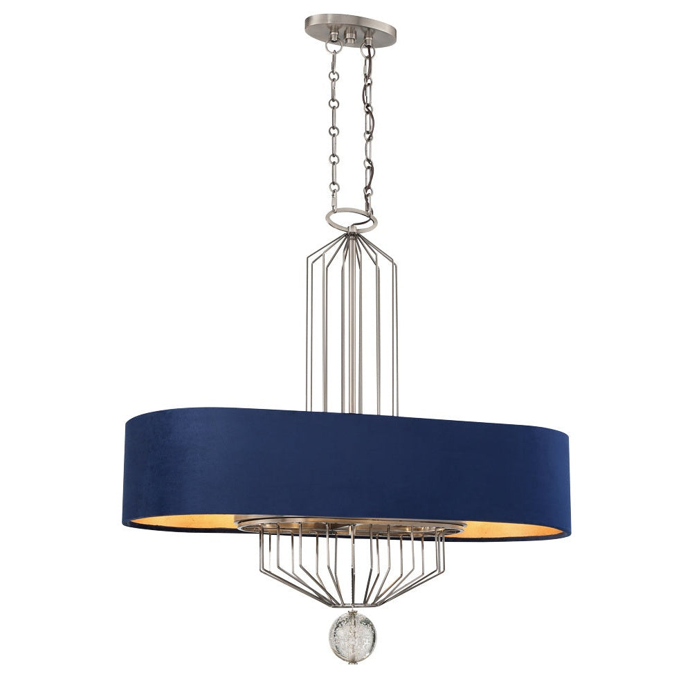 Metropolitan - N7339-889 - Eight Light Island Pendant - Grandeur - Aged Antique Nickel