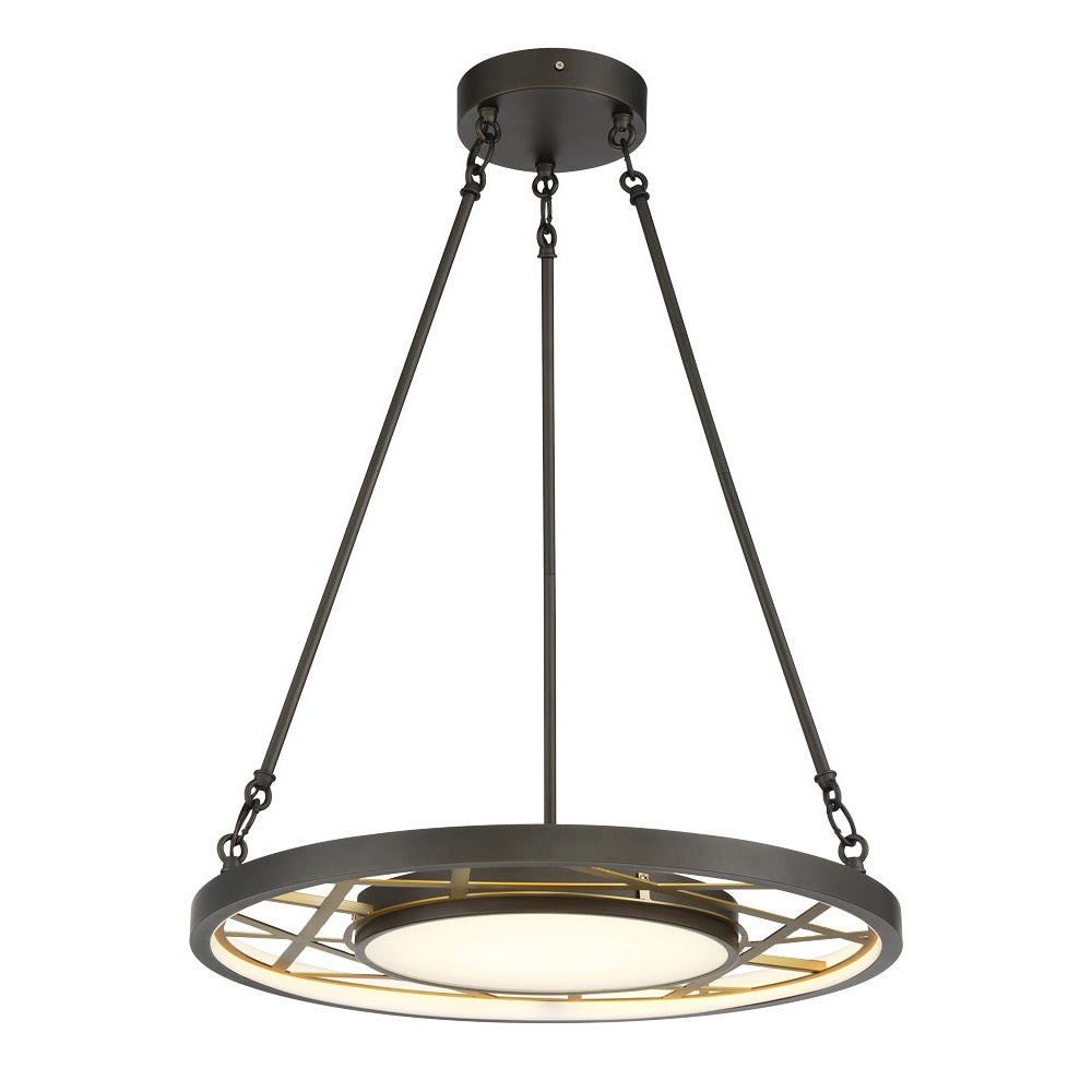 Metropolitan - N7526-716-L - LED Pendant - Tribeca - Smoked Iron And Soft Brass