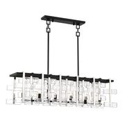 Metropolitan - N7546-729 - Six Light Island Pendant - Painesdale - Sand Coal And Polished Nickel