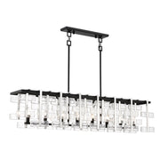 Metropolitan - N7548-729 - Eight Light Island Pendant - Painesdale - Sand Coal And Polished Nickel